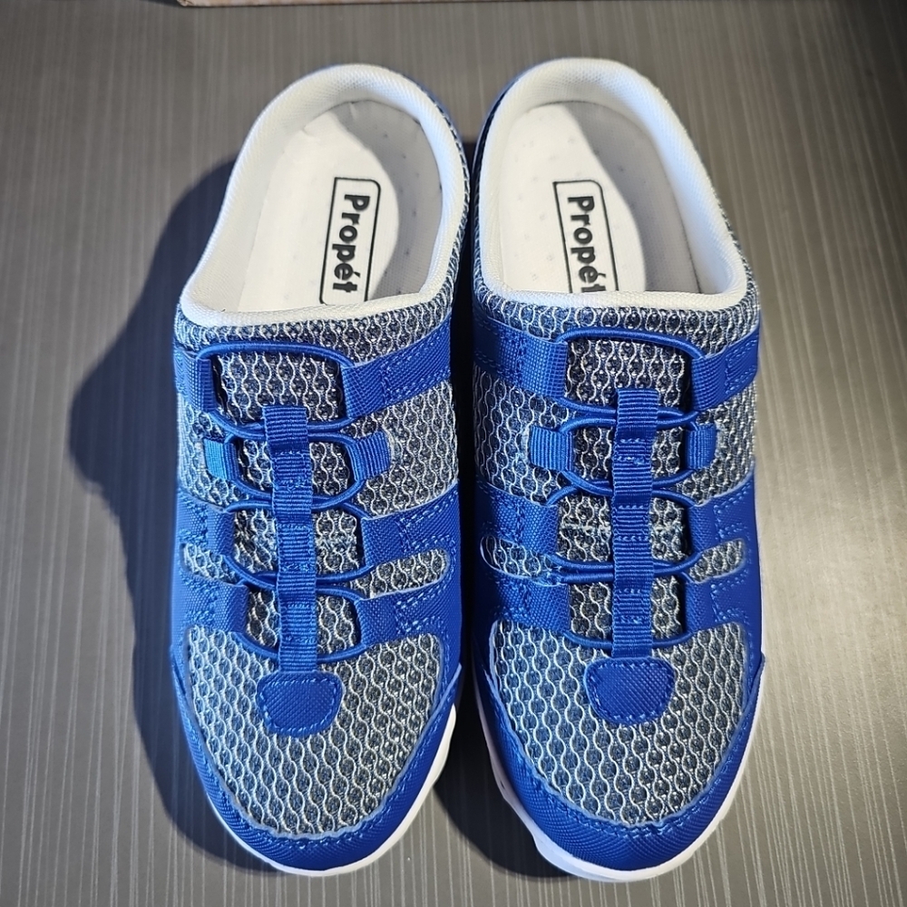 Propet Travelactiv Slide Mule Women's 6 Blue Sneakers Casual Shoes WAT011M-BLU - Picture 2 of 12